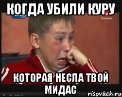 Когда убили куру Которая несла твой мидас, Мем  Сашок Фокин