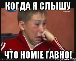 Когда я слышу Что HOMIE гавно!, Мем  Сашок Фокин