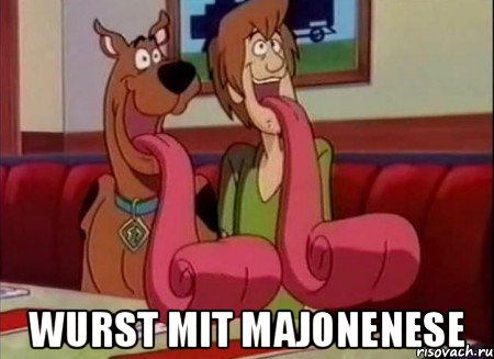  Wurst mit majonenese