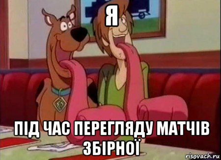 я під час перегляду матчів збірної