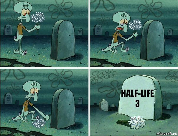 Half-Life 3, Комикс  Сквидвард хоронит