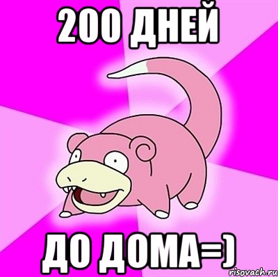 200 дней до дома=), Мем слоупок