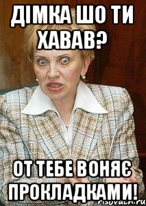 Дімка шо ти хавав? От тебе воняє прокладками!, Мем Судья Егорова