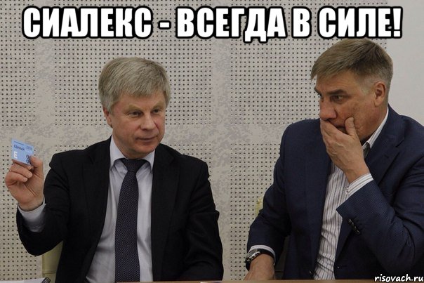 СИАЛЕКС - ВСЕГДА В СИЛЕ! , Мем Толстых и сиалекс