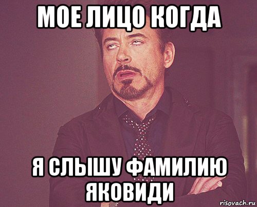 мое лицо когда я слышу фамилию яковиди, Мем твое выражение лица