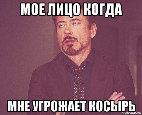 мое лицо когда мне угрожает косырь, Мем твое выражение лица