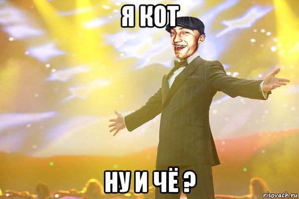 я кот ну и чё ?