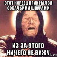 ЭТОТ КОРЕЕЦ ПРИКРЫЛСЯ СОБАЧЬИМИ ШКУРАМИ ИЗ ЗА ЭТОГО НИЧЕГО НЕ ВИЖУ