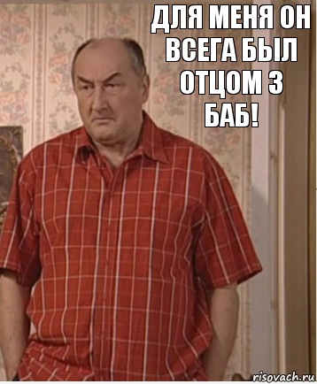 Для меня он всега был отцом 3 баб!, Комикс Николай Петрович Воронин