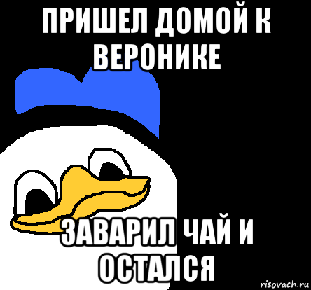 пришел домой к веронике заварил чай и остался, Мем ВСЕ ОЧЕНЬ ПЛОХО