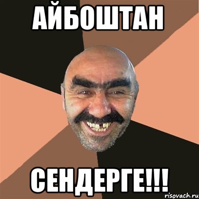 АЙБОШТАН СЕНДЕРГЕ!!!, Мем Я твой дом труба шатал