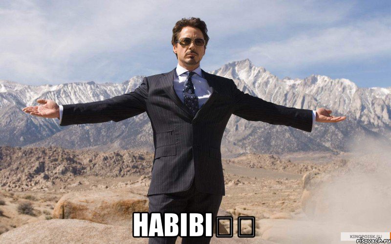  Habibi❤️, Мем железный человек