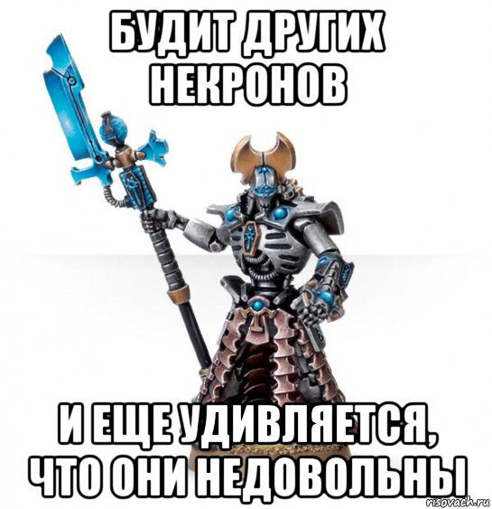 будит других некронов и еще удивляется, что они недовольны, Мем Анракир