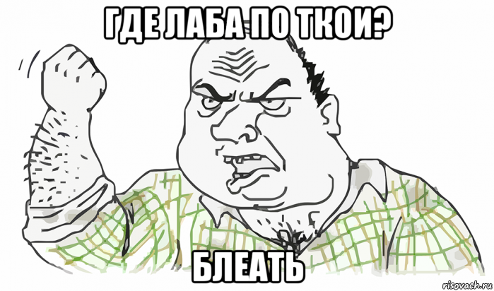 где лаба по ткои? блеать, Мем Будь мужиком