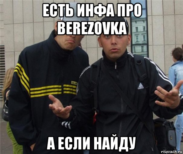 есть инфа про berezovka а если найду