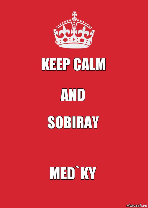 Keep Calm and Sobiray med`ky, Комикс Keep Calm 3