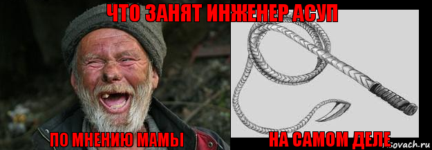 по мнению мамы на самом деле Что занят инженер АСУП