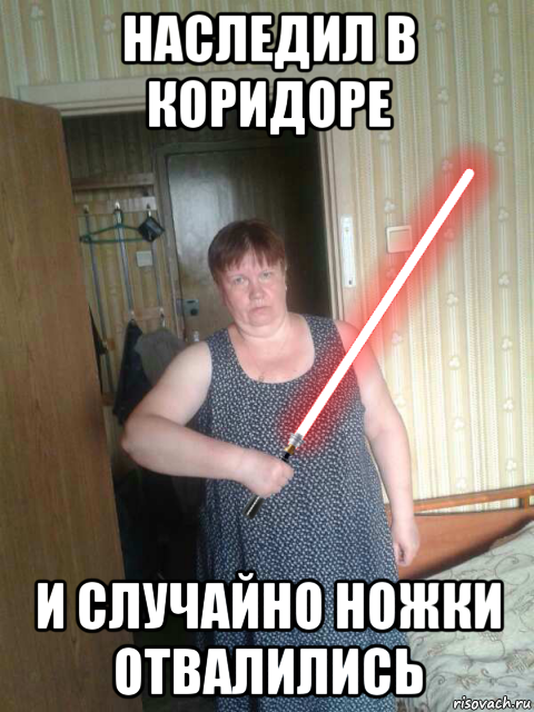 наследил в коридоре и случайно ножки отвалились