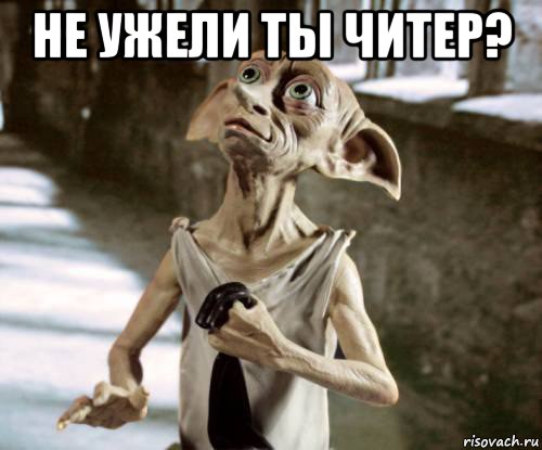 не ужели ты читер? , Мем добби