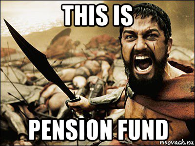 this is pension fund, Мем Это Спарта