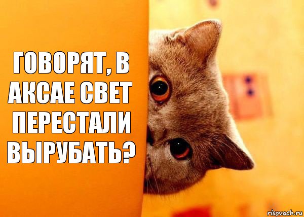 Говорят, в Аксае свет перестали вырубать?