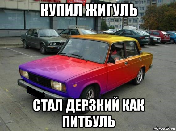 купил жигуль стал дерзкий как питбуль