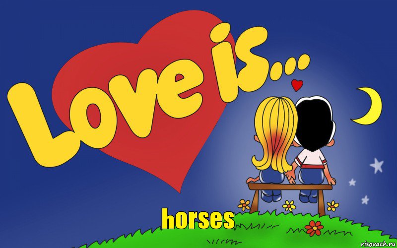 horses, Комикс Love is
