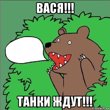 вася!!! танки ждут!!!