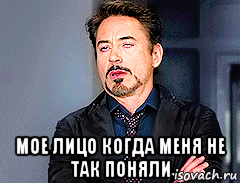  мое лицо когда меня не так поняли, Мем мое лицо когда