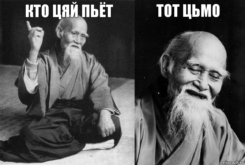 Кто цяй пьёт  Тот цьмо , Комикс Мудрец-монах (4 зоны)