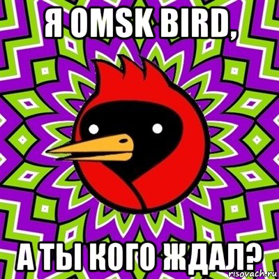 я omsk bird, а ты кого ждал?, Мем Омская птица