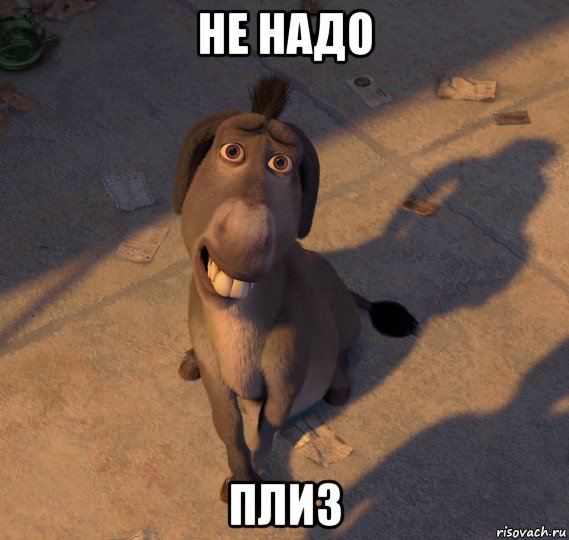 не надо плиз, Мем Осёл