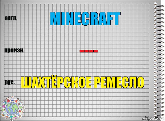 Minecraft ---- Шахтёрское ремесло, Комикс  Перевод с английского