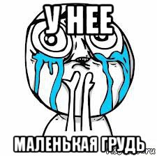 у нее маленькая грудь