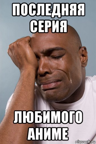 последняя серия любимого аниме, Мем плак