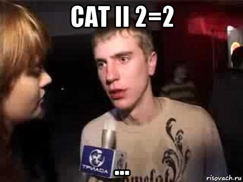 cat ii 2=2 ..., Мем Плохая музыка