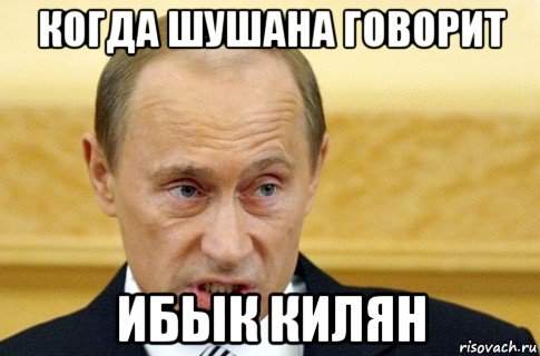 когда шушана говорит ибык килян, Мем путин