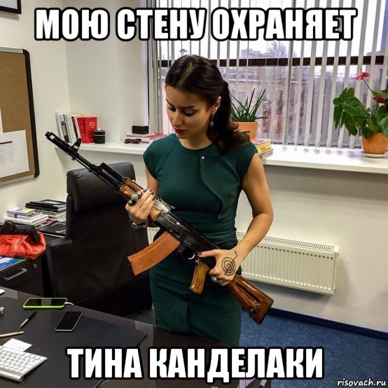 мою стену охраняет тина канделаки, Мем Тина Канделаки