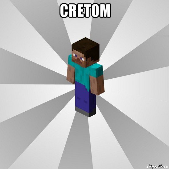 cretom , Мем Типичный игрок Minecraft