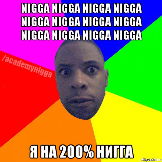 nigga nigga nigga nigga nigga nigga nigga nigga nigga nigga nigga nigga я на 200% нигга, Мем  ТИПИЧНЫЙ НЕГР