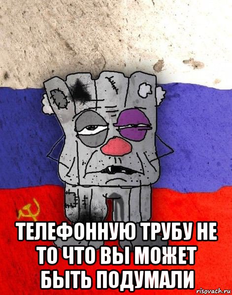  телефонную трубу не то что вы может быть подумали