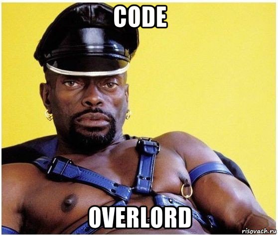 code overlord, Мем Черный властелин