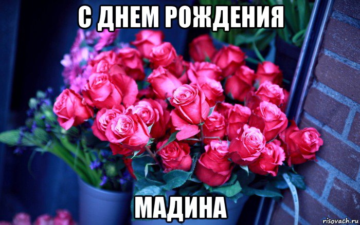 с днем рождения мадина