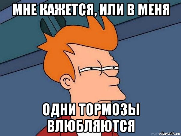 мне кажется, или в меня одни тормозы влюбляются, Мем  Фрай (мне кажется или)