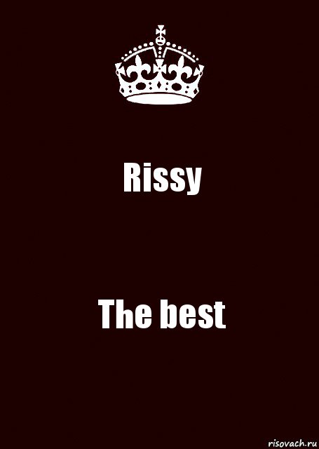 Rissy The best, Комикс keep calm