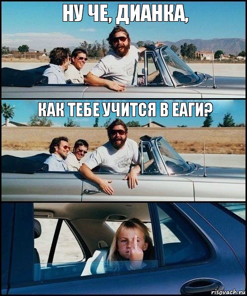 НУ ЧЕ, ДИАНКА, КАК ТЕБЕ УЧИТСЯ В ЕАГИ?