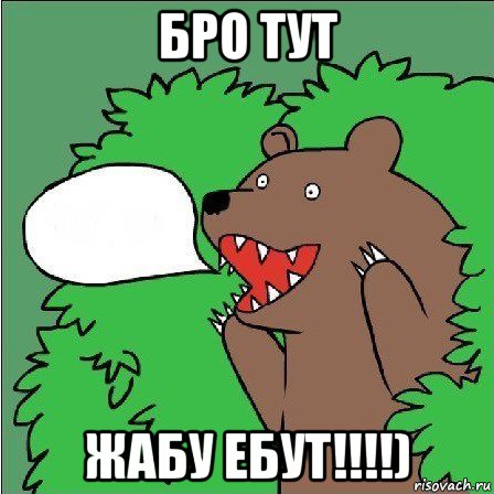 бро тут жабу ебут!!!!)