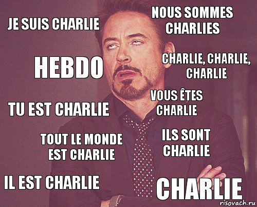 Je suis Charlie Nous sommes Charlies Tu est Charlie Il est Charlie Ils sont Charlie Vous êtes Charlie Tout le monde est Charlie Charlie Hebdo Charlie, Charlie, Charlie, Комикс мое лицо