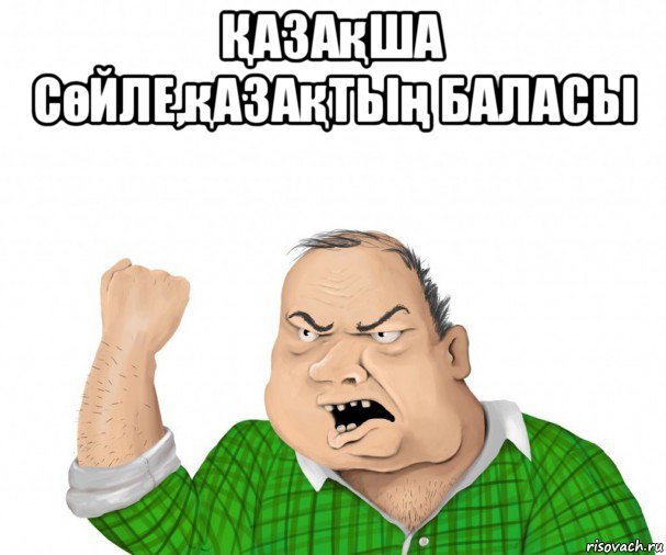 Қазақша сөйле,қазақтың баласы , Мем мужик