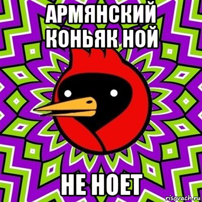 армянский коньяк ной не ноет, Мем Омская птица